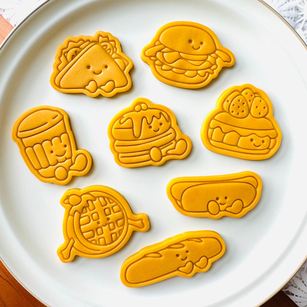 Kitchen Baking Items - Cute Burger Sandwich Cookie Cutters Cartoon