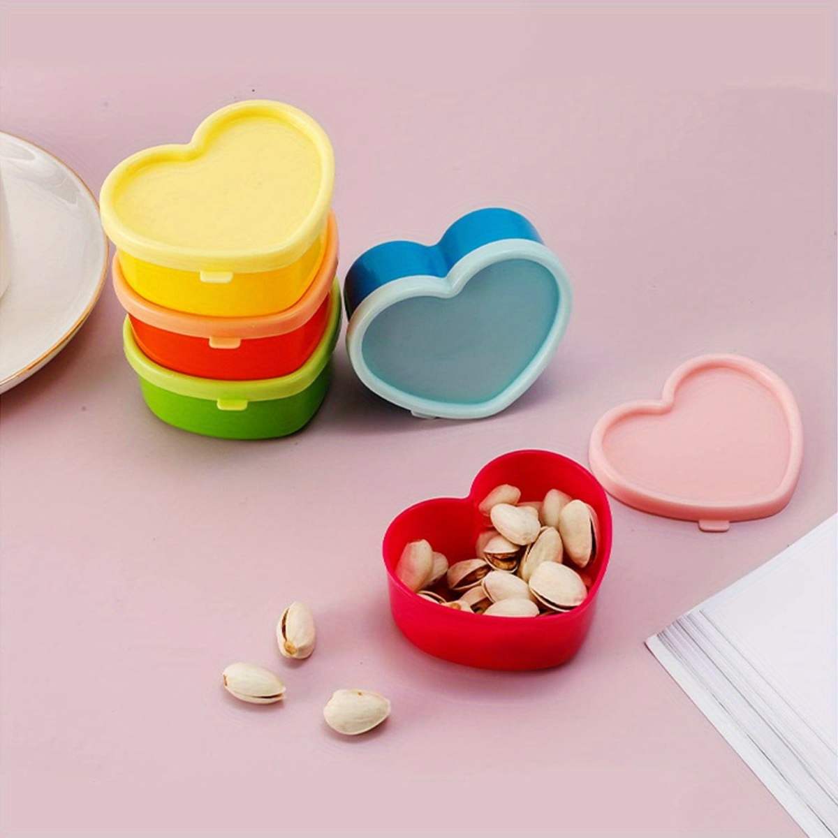 Kitchen Baking Tray Organizer - 5PCS Mini Lunch Box Condiment Storage
