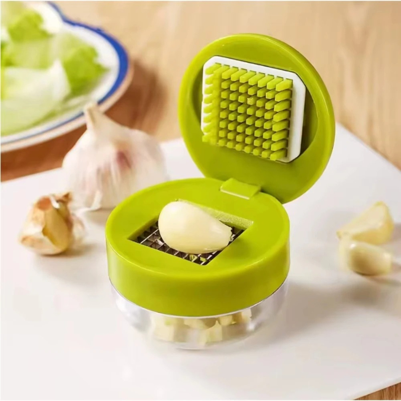 Kitchen Baking Tray Organizer - Garlic Press Chopper Manual Garlic Mincer
