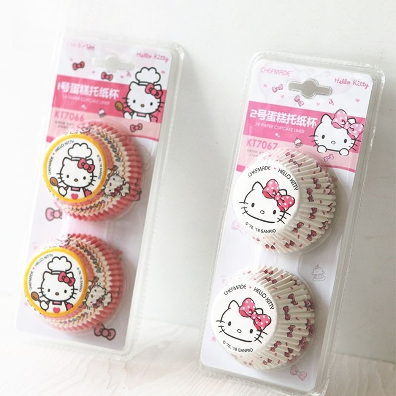 Kitchen Baking Items - Hello Kitty Printed Cupcake Liners Cute