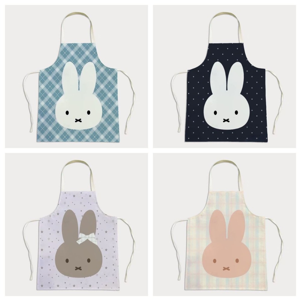 Kitchen Baking Gifts - Miffy Kawaii Waterproof Fabric Apron for