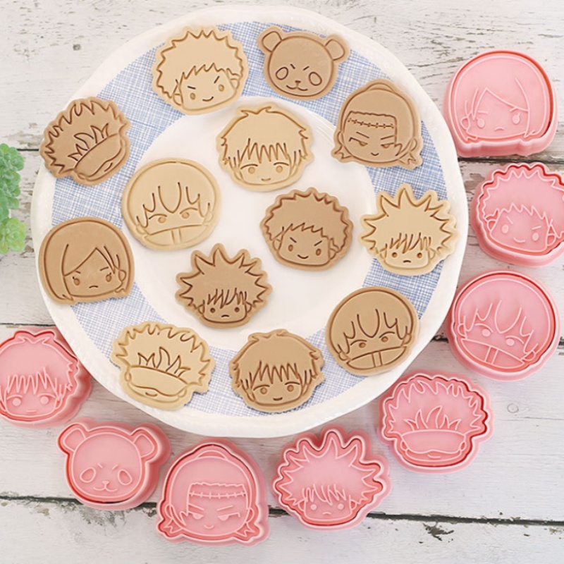 8pcs Jujutsu Kaisen Cake Cooki - Kitchen Baking Items ulasan dan harga
