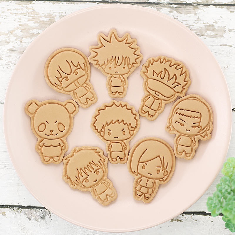 8pcs Jujutsu Kaisen Cake Cooki - Kitchen Baking Items ulasan dan harga