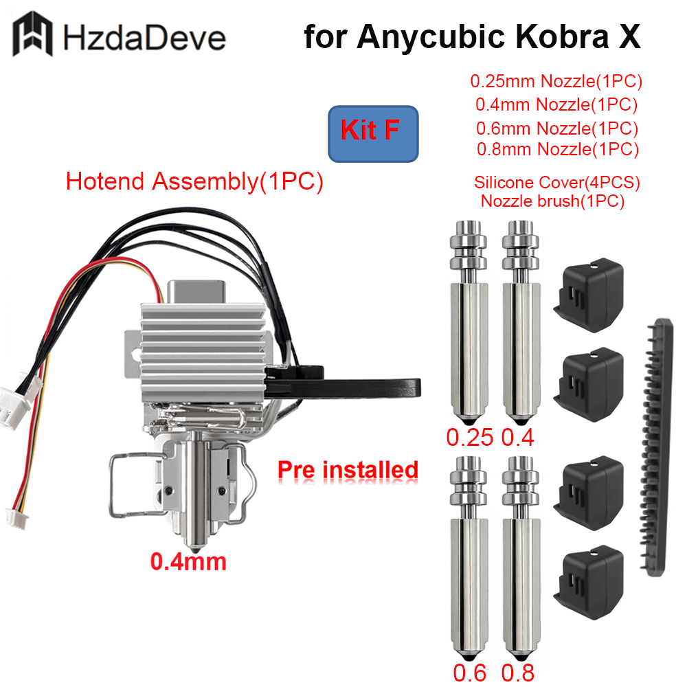for Anycubic Kobra X Hotend He - Pastry Brush Silicone ulasan dan harga