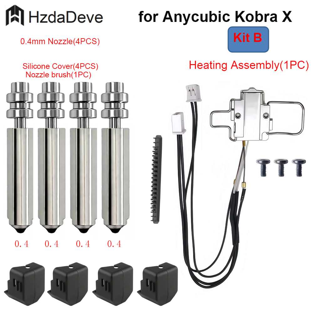 for Anycubic Kobra X Hotend He - Pastry Brush Silicone ulasan dan harga