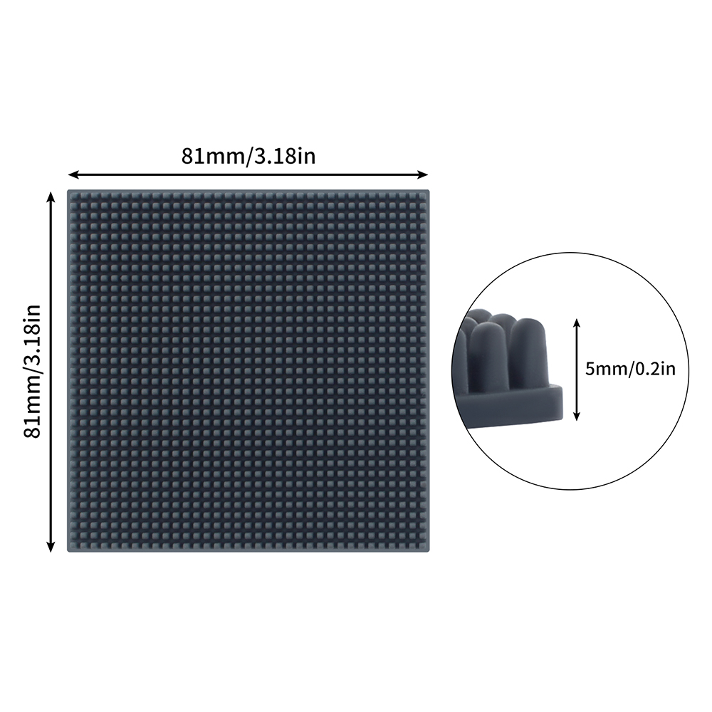 NEWEST DIY 81*81*5mm Silicone  - Pastry Brush Silicone ulasan dan harga