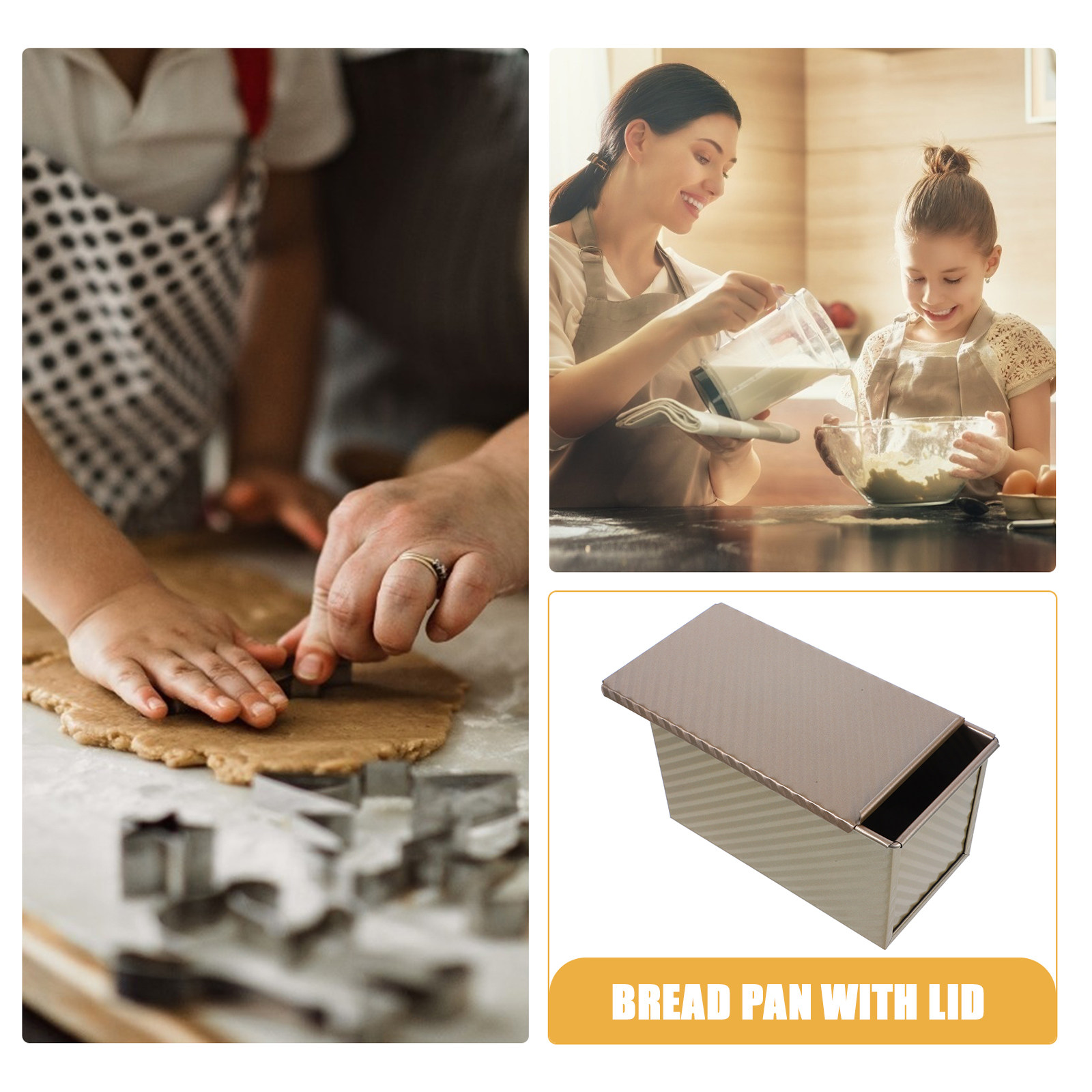 Toast Bread Baking Tool Metal  - Kitchen Baking Pan ulasan dan harga