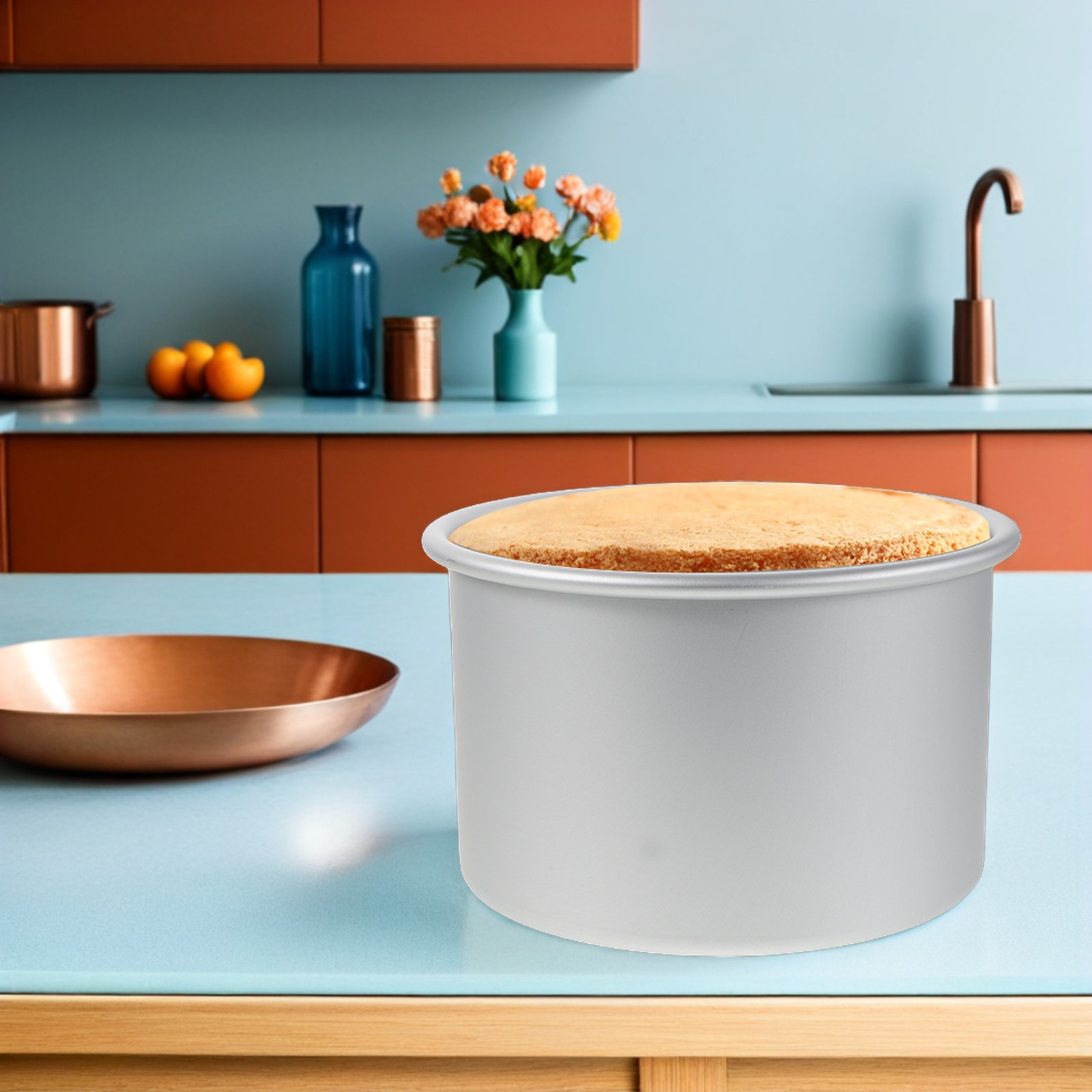 6 Inch Round Cake Pan with Loo - Tart Pan Loose ulasan dan harga