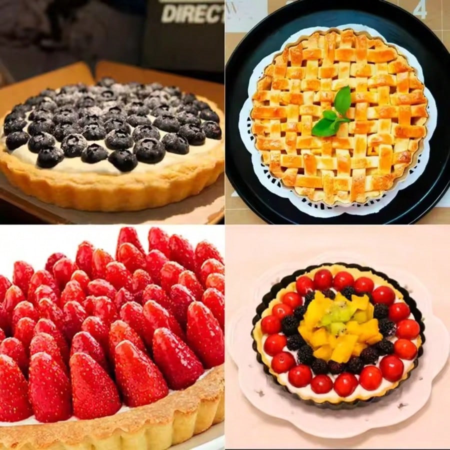 Non-Stick Tart Quiche Flan Pan - Tart Pan Loose ulasan dan harga