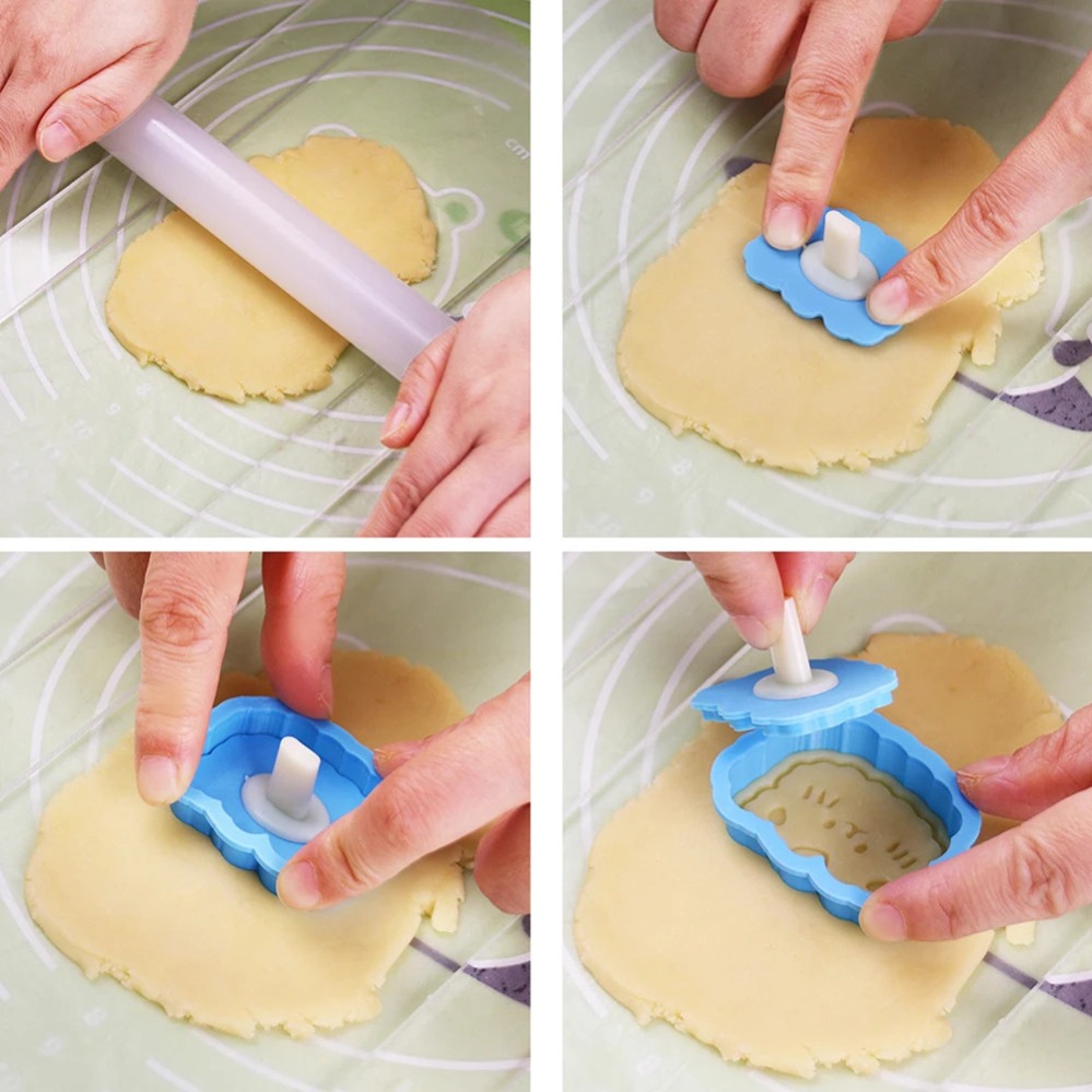 Cookie Mold Stamp Cartoon Saus - Kitchen Baking Items ulasan dan harga