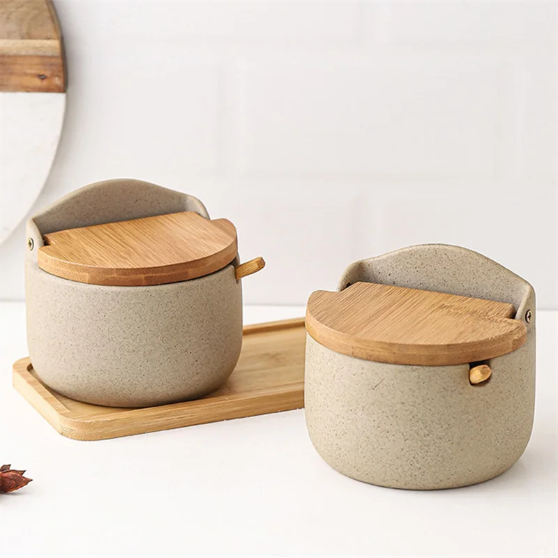Japanese Style Ceramic Seasoni - Kitchen Baking Tray Organizer ulasan dan harga