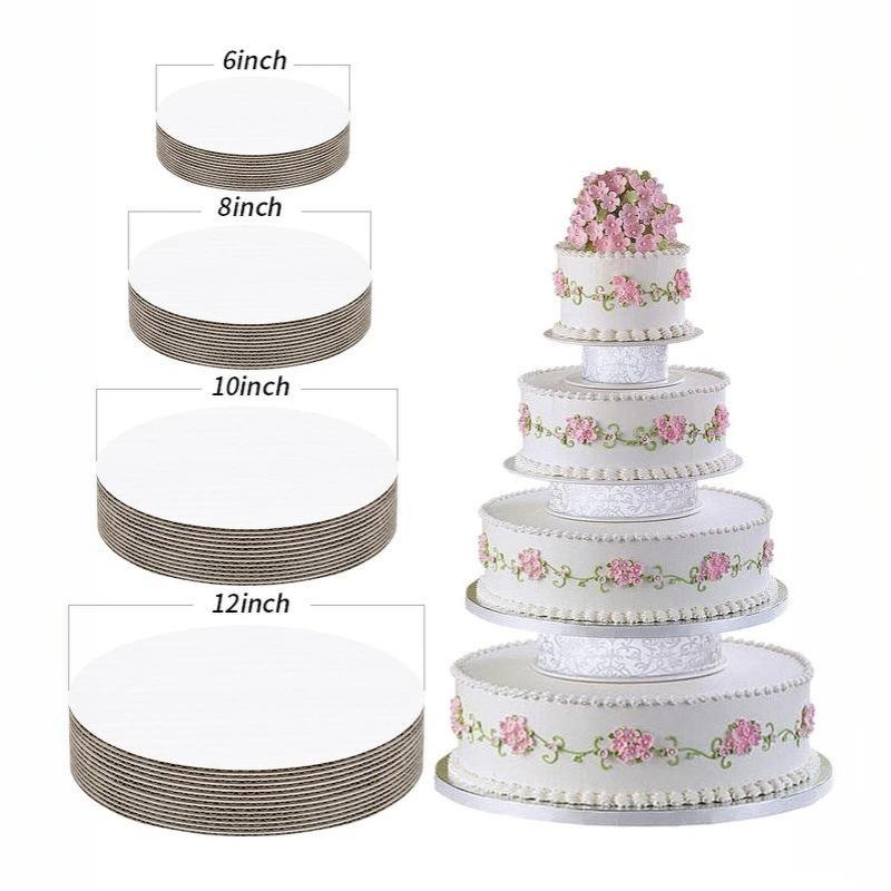 10Pcs 15/20/25/30cm Round Cake - Cake Board Round ulasan dan harga
