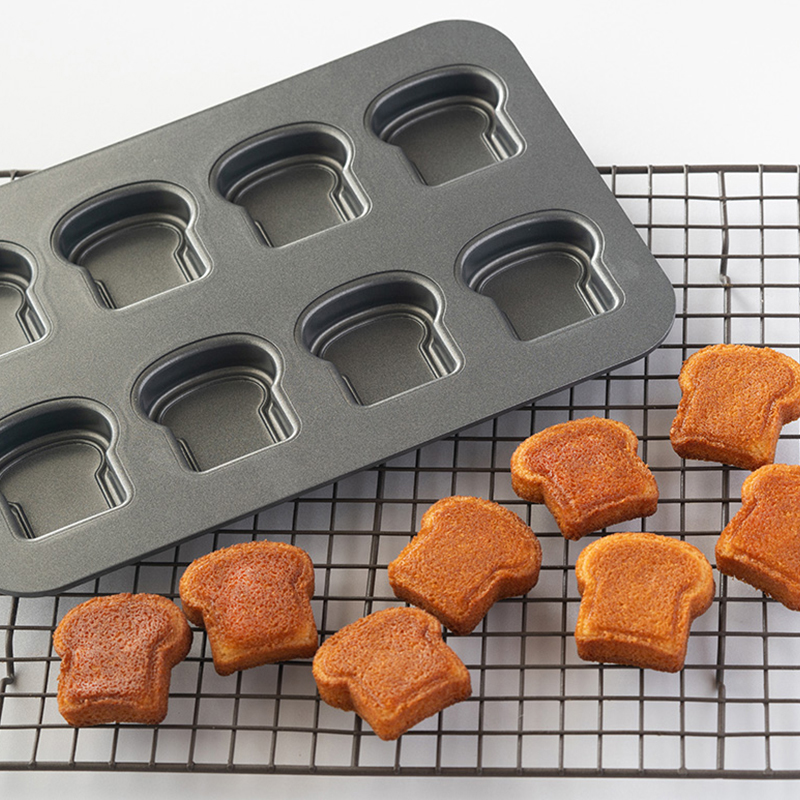 8 Cavity Toast Bread Pattern C - Kitchen Baking Pan ulasan dan harga