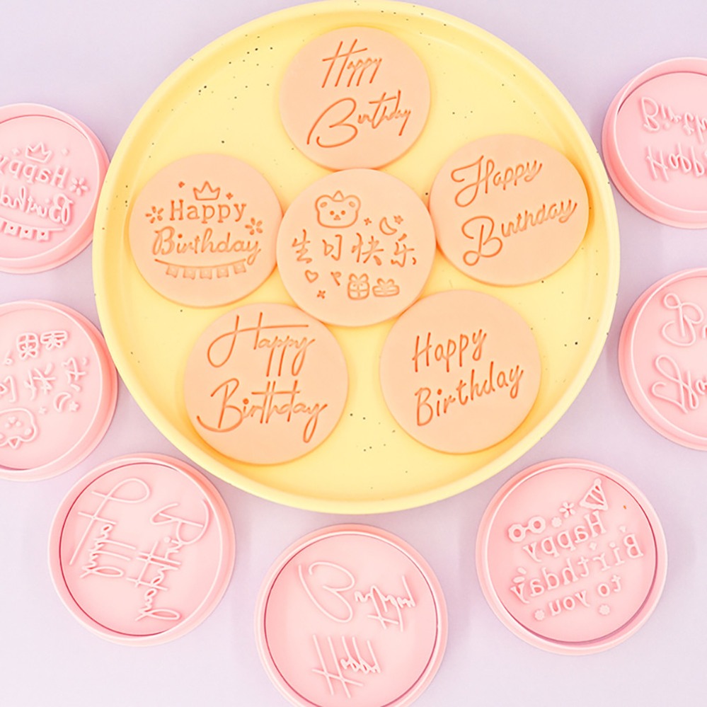 Happy Birthday Cookie Cutters  - Kitchen Baking Items ulasan dan harga