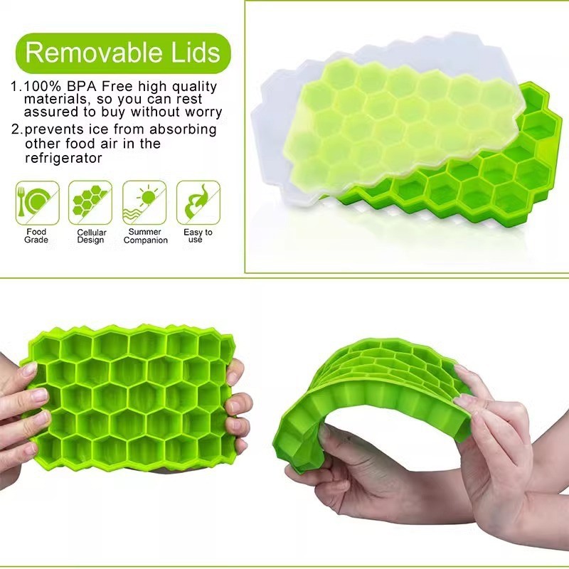 37 Grids Silicone Ice Grid Bal - Kitchen Baking Tray Organizer ulasan dan harga