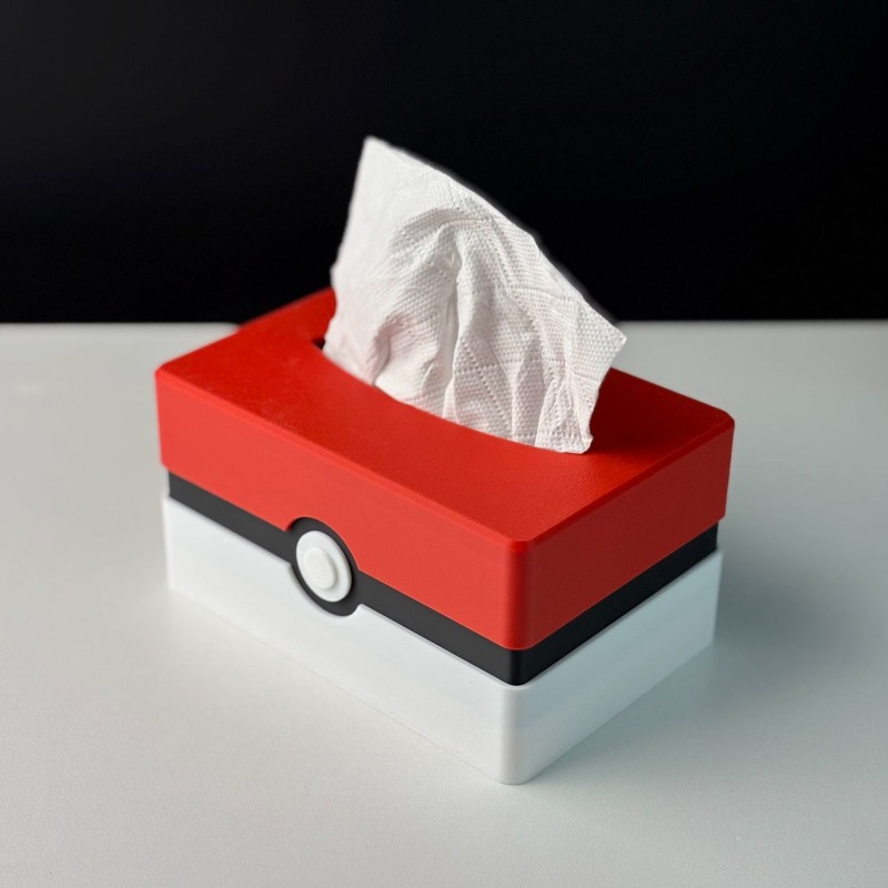 Cartoon Poke  Ball Tissue Box  - Kitchen Baking Tray Organizer ulasan dan harga