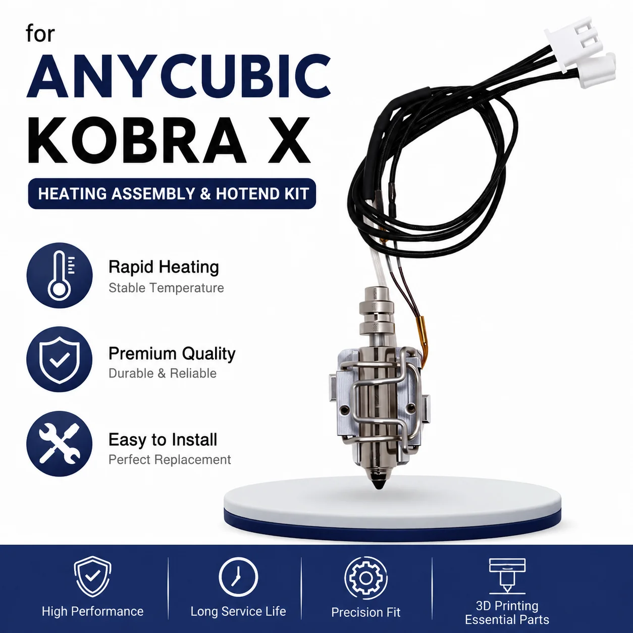Anycubic Kobra X Hotend Nozzle - Pastry Brush Silicone ulasan dan harga