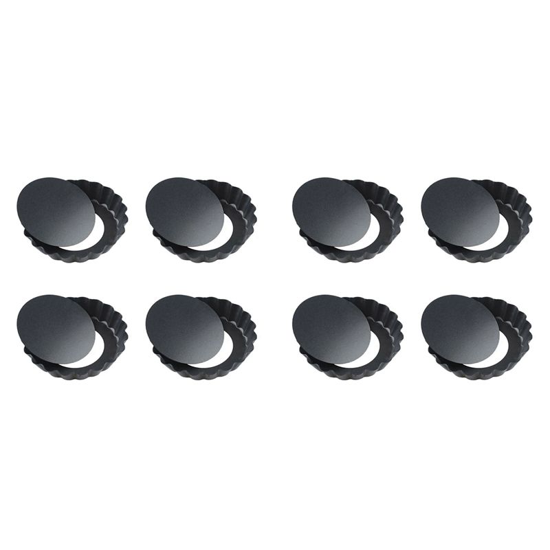 8Pcs 4In/10Cm Mini Pie Muffin  - Tart Pan Loose ulasan dan harga
