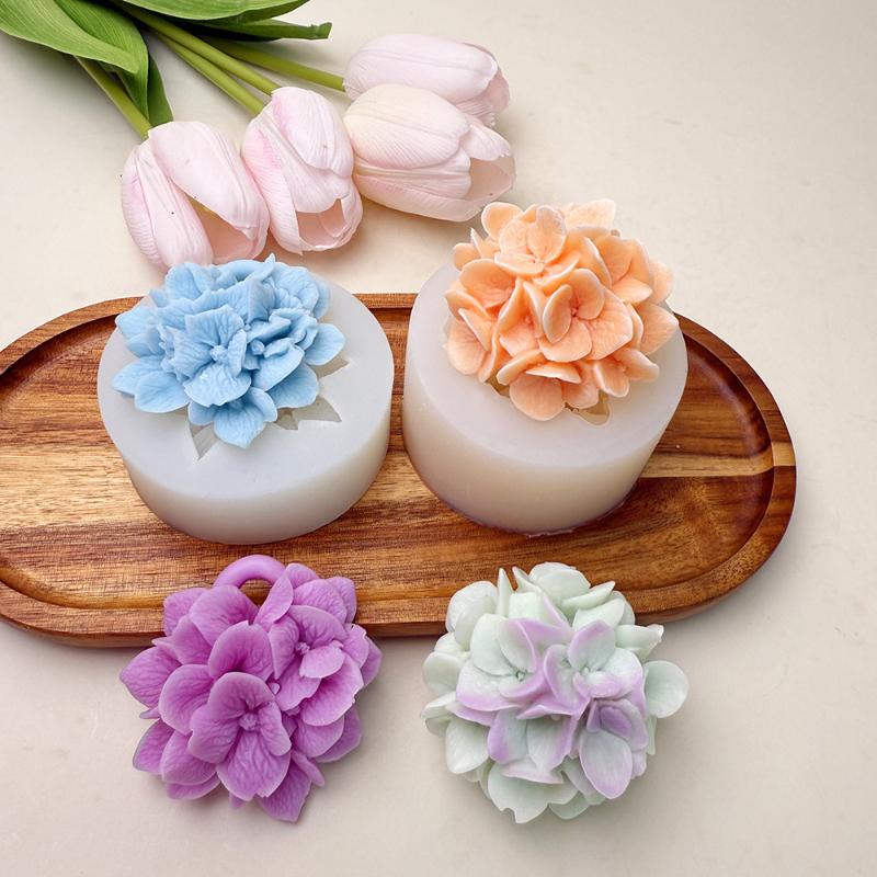 ●Hydrangea Flower Silicone Mol - Kitchen Baking Items ulasan dan harga