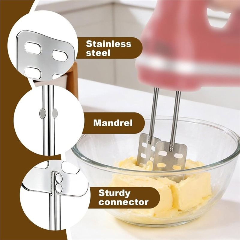A83G-2Pcs Hand Mixer Butter Ch - Kitchenaid Mixer Hand Mixer ulasan dan harga