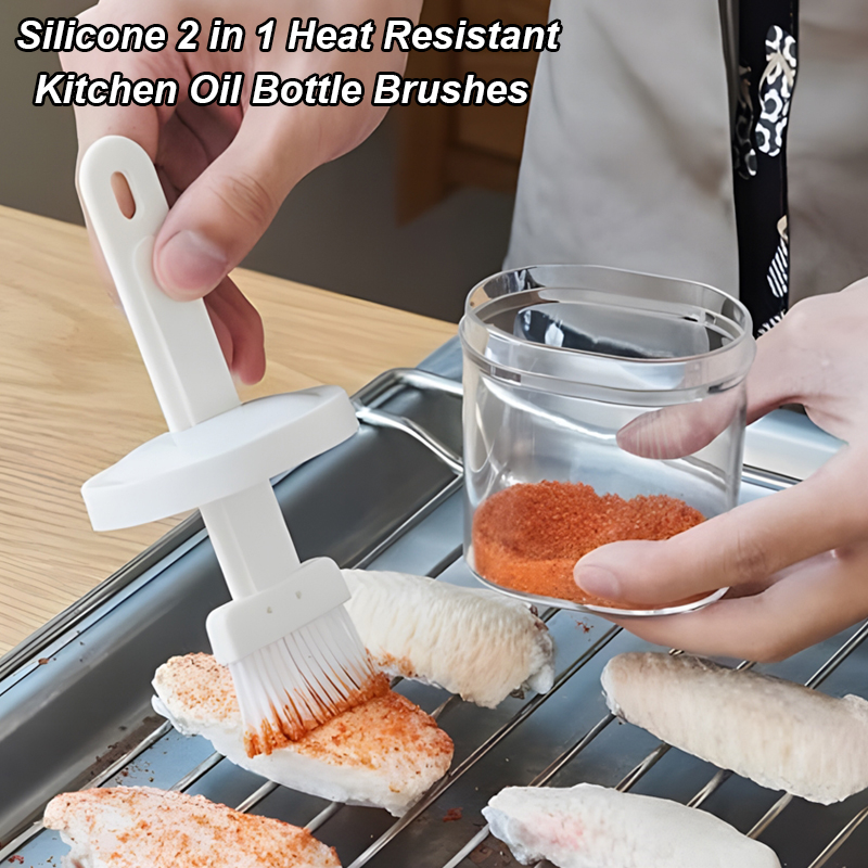 2 in 1 Heat Resistant Kitchen  - Pastry Brush Silicone ulasan dan harga