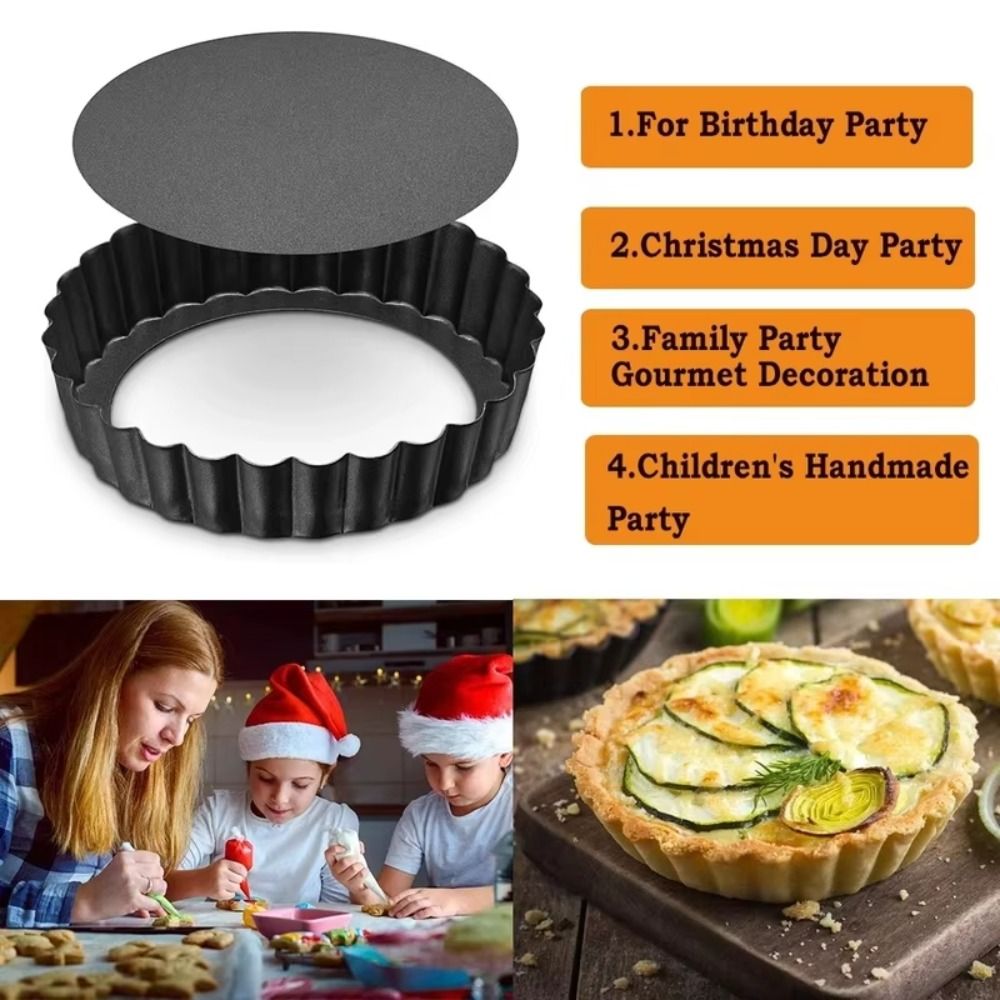 Tart Pans Removable Bottom Non - Tart Pan Loose ulasan dan harga