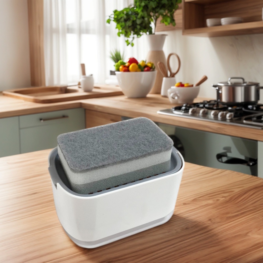 Manually Press The Soap Dispen - Kitchen Baking Tray Organizer ulasan dan harga