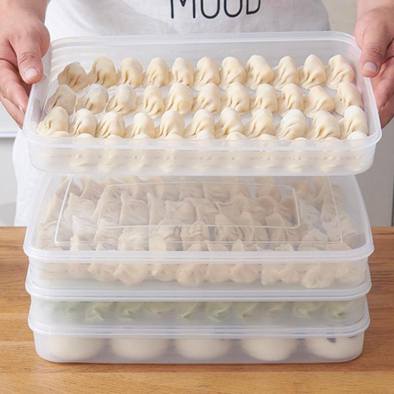 New·Kitchen Storage Box Refrig - Kitchen Baking Tray Organizer ulasan dan harga