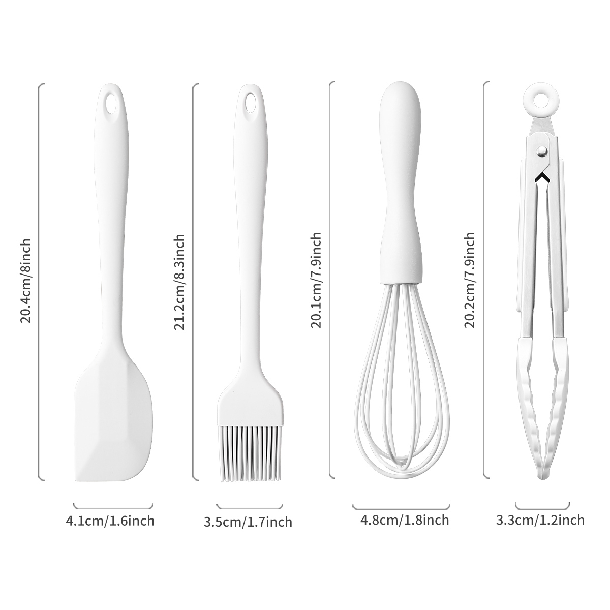 4Pcs/Set Silicone Baking Set C - Pastry Brush Silicone ulasan dan harga
