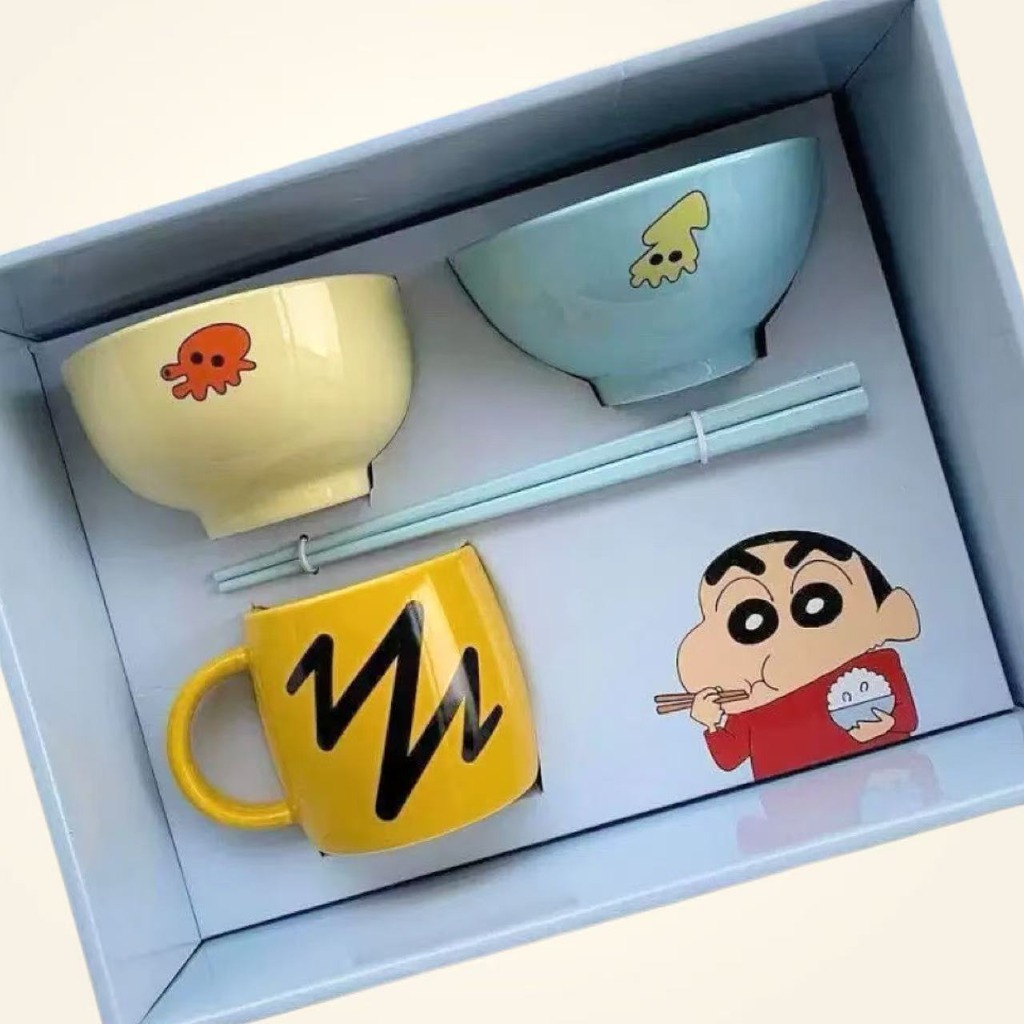 Crayon Shinchan Ceramic Tablew - Kitchen Baking Gifts ulasan dan harga