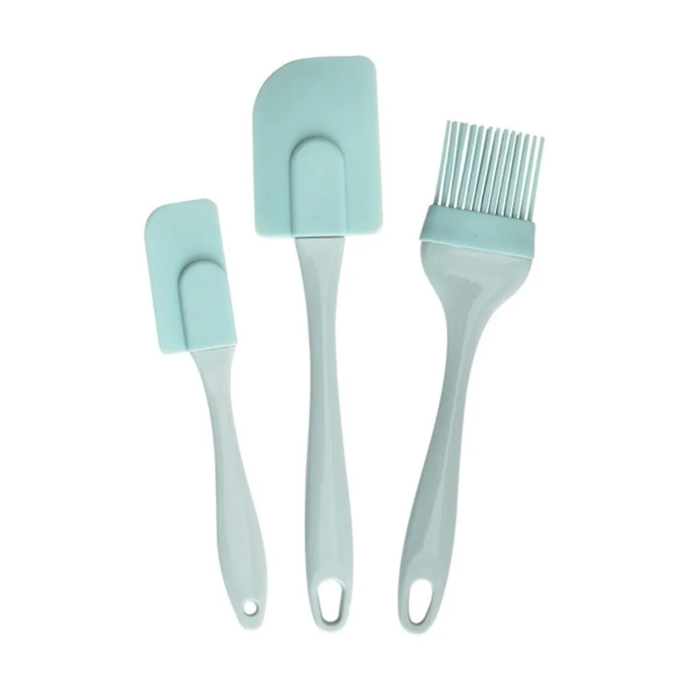 3Pcs Cream Scraper DIY Bread C - Pastry Brush Silicone ulasan dan harga
