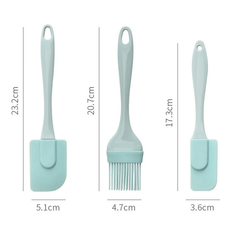 3Pcs Cream Scraper DIY Bread C - Pastry Brush Silicone ulasan dan harga