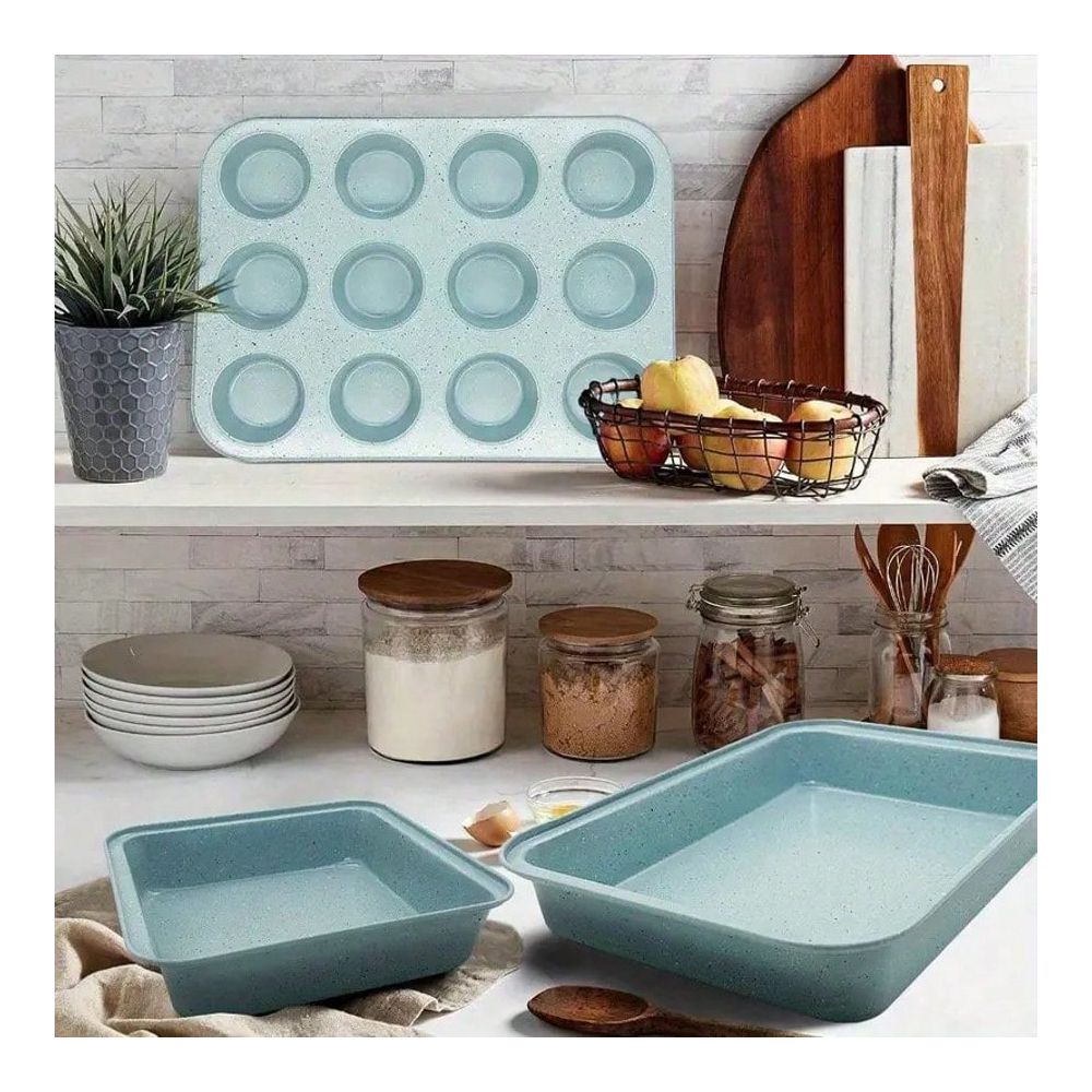 10 Piece Bakeware Set, NonStic - Kitchen Baking Pan ulasan dan harga