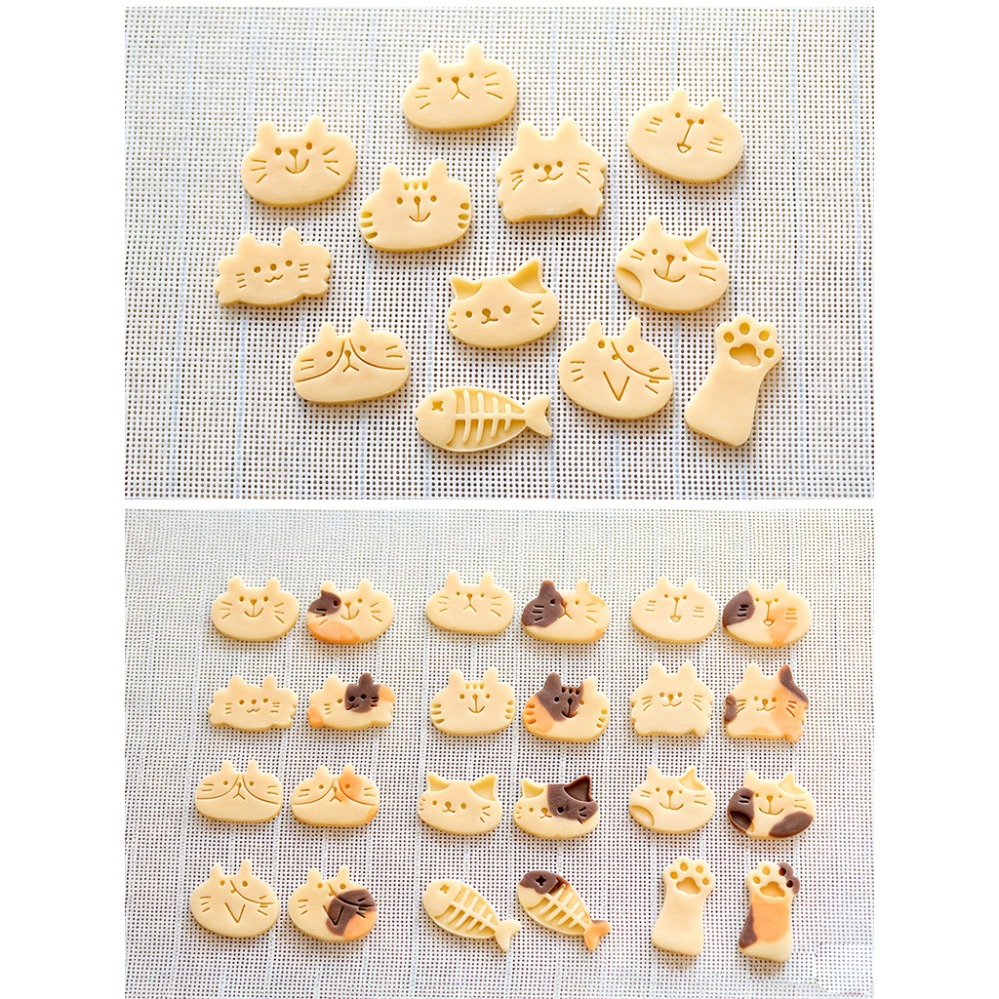Cute Kitten DIY Stamp Cookie C - Kitchen Baking Items ulasan dan harga
