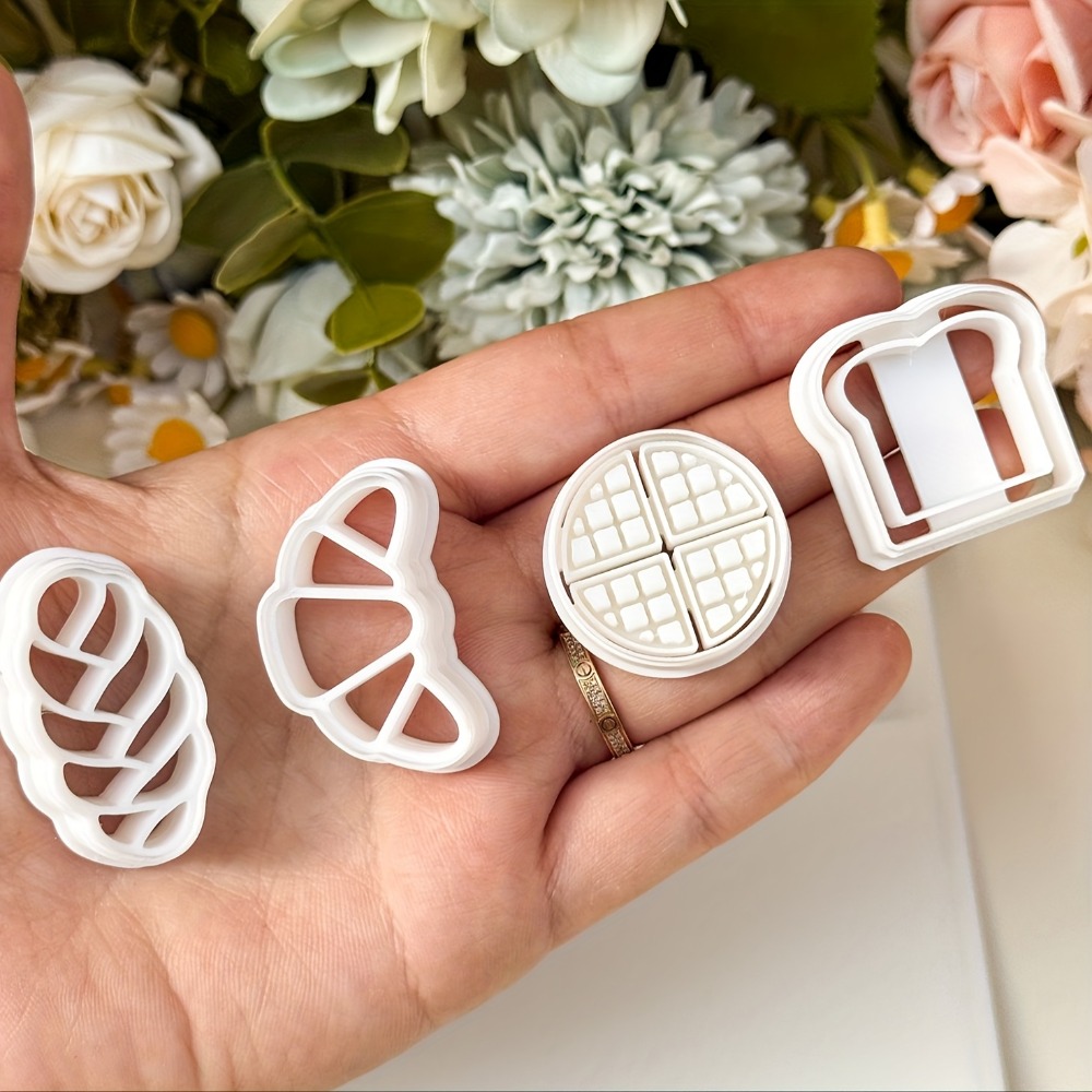 4Pcs Bread Themed Cookie Cutte - Kitchen Baking Cookies ulasan dan harga