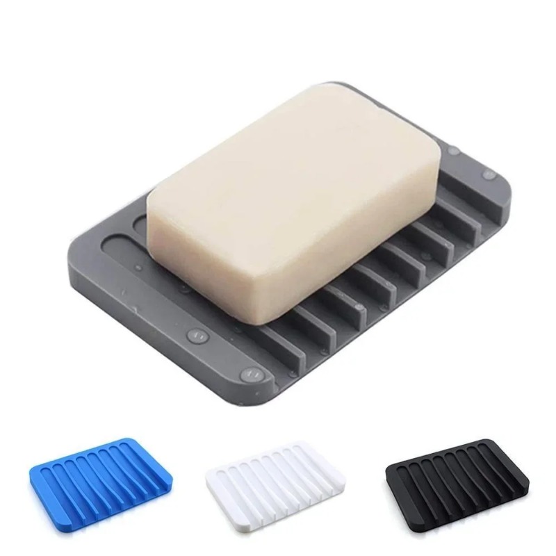 Self Draining Soap Holder Sili - Kitchen Baking Tray Organizer ulasan dan harga