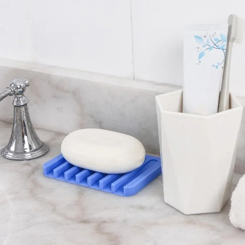 Self Draining Soap Holder Sili - Kitchen Baking Tray Organizer ulasan dan harga