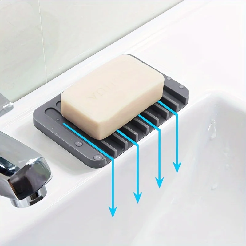 New 1PC Silicone Draining Soap - Kitchen Baking Tray Organizer ulasan dan harga