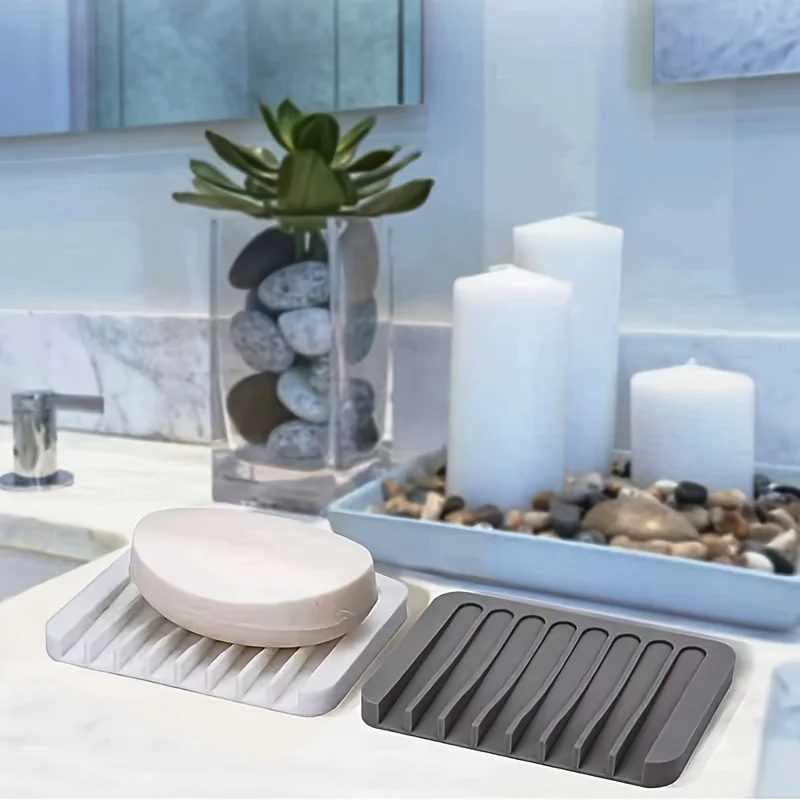 New 1PC Silicone Draining Soap - Kitchen Baking Tray Organizer ulasan dan harga
