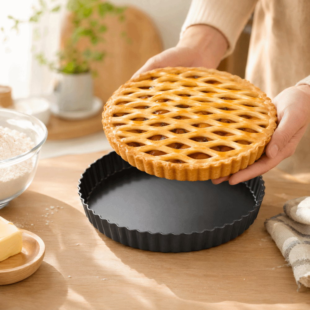 Professional Carbon Steel Tart - Tart Pan Loose ulasan dan harga
