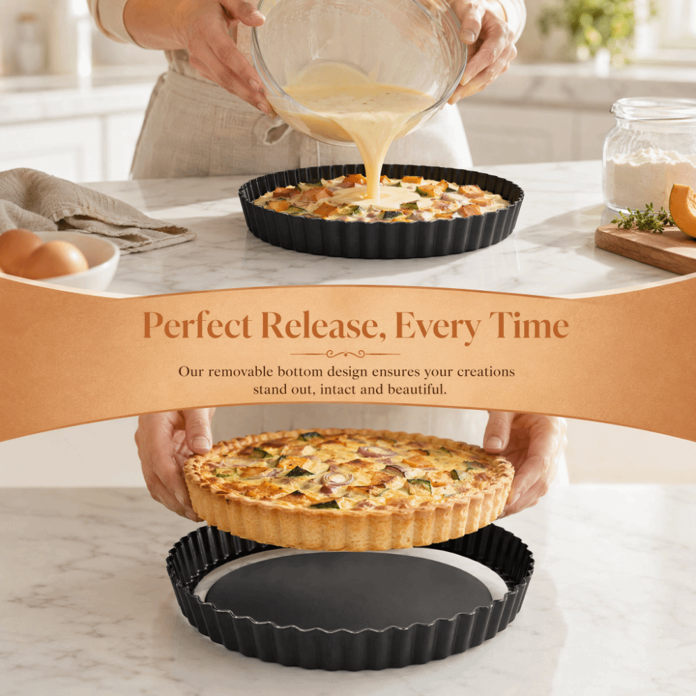 Professional Carbon Steel Tart - Tart Pan Loose ulasan dan harga