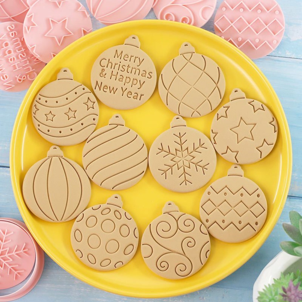 11Pcs Christmas Ornament Cooki - Kitchen Baking Cookies ulasan dan harga