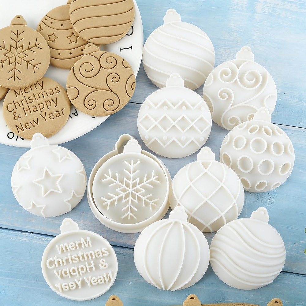 11Pcs Christmas Ornament Cooki - Kitchen Baking Cookies ulasan dan harga