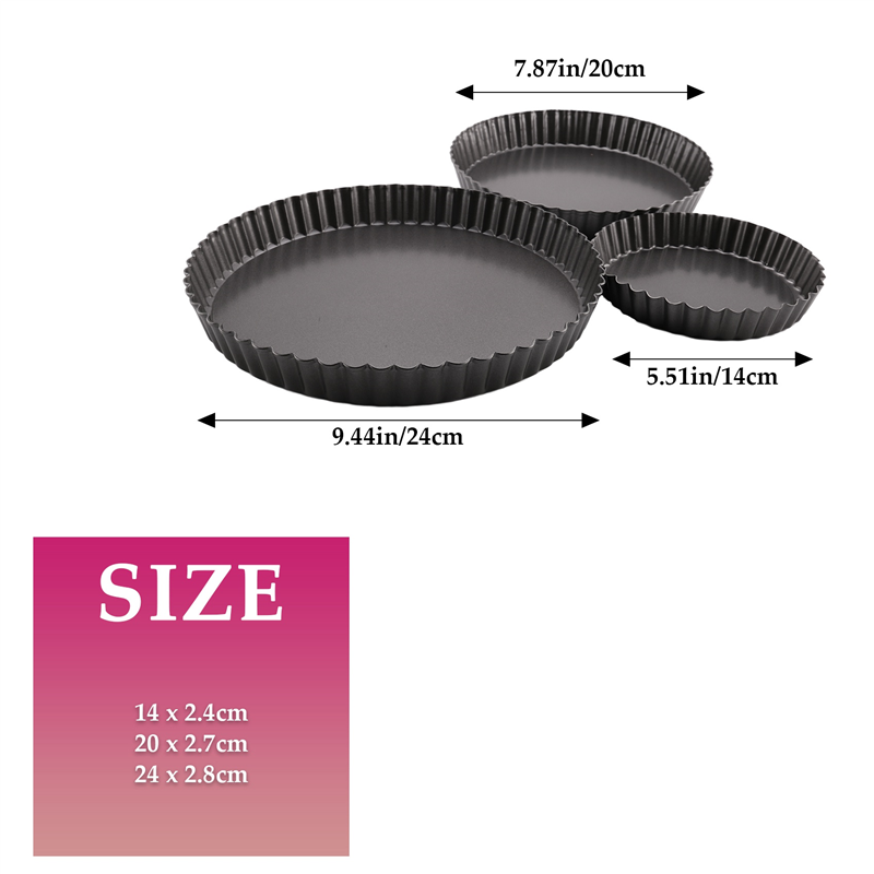 ABXF-Pie Tin,Non-Stick Pie Dis - Tart Pan Loose ulasan dan harga