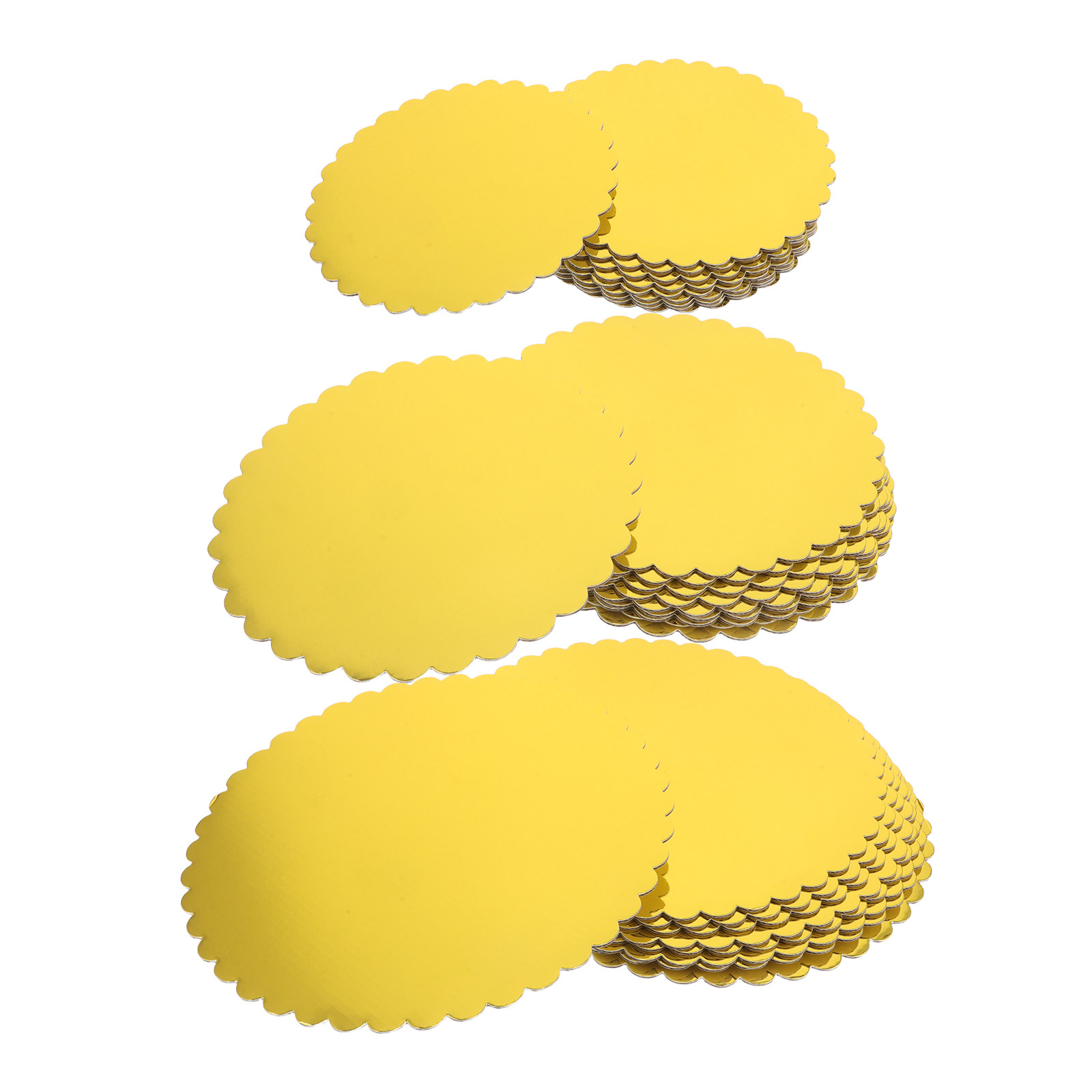 60Pcs Gold Round Cake Board Co - Cake Board Round ulasan dan harga