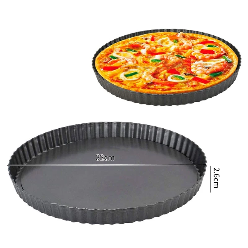 20-30cm Non-Stick Tart Quiche  - Tart Pan Loose ulasan dan harga